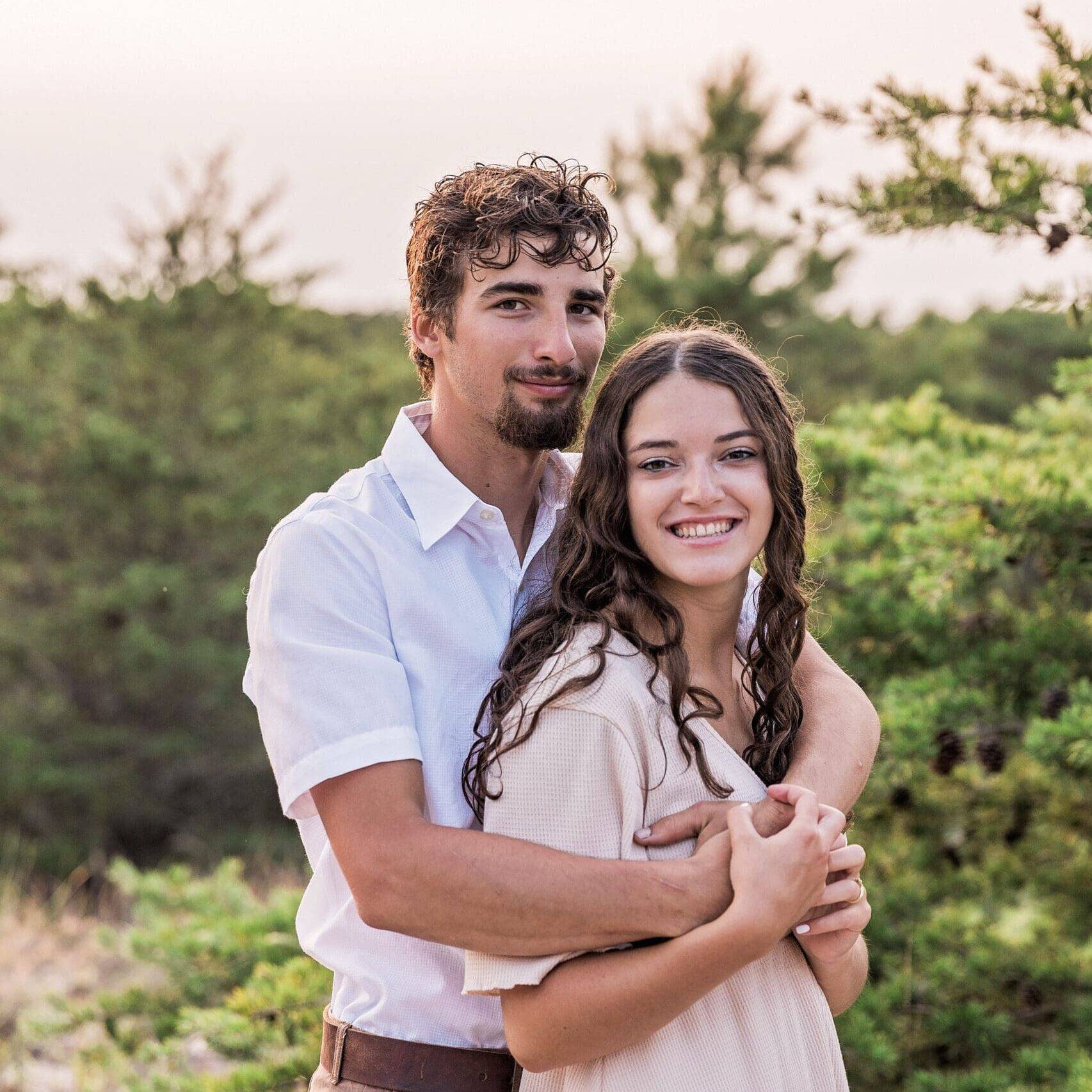 Couple posing